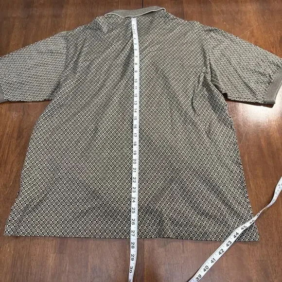 Bobby Jones TPC Sawgrass Golf Polo Men's Size XL 100% Cotton Patterned - Picture 10 of 10